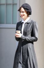 DAKOTA JOHNSON on the Set of Persuasion in Bath 06/25/2021