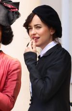 DAKOTA JOHNSON on the Set of Persuasion in Bath 06/25/2021