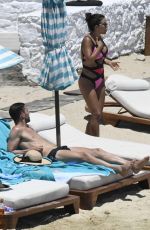 DANIELLA SEMAAN in Bikini at a Beach in Greece 06/18/2021