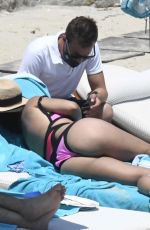 DANIELLA SEMAAN in Bikini at a Beach in Greece 06/18/2021