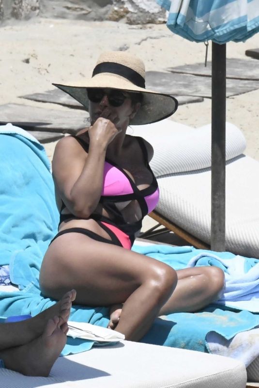 DANIELLA SEMAAN in Bikini at a Beach in Greece 06/18/2021