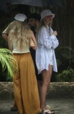 DELILAH HAMLIN and LISA RINNA Out for Breakfast in Tulum 06/15/2021