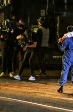 DEMI LOVATO and G-Eazy While on the Set of a Music Video in Los Angeles 06/10/2021