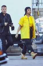 DEMI LOVATO on the Set of a Music Video with G-Eazy in Los Angeles 06/09/2021