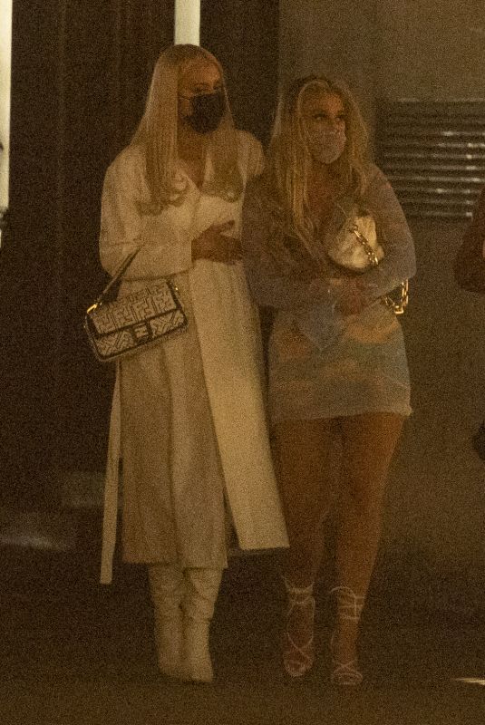 DEMI SIMS and BETHAN KERSHAW at The Mayfair Hotel in London 06/02/2021