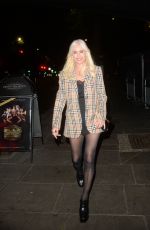DENISE VAN OUTEN LEAVES Proud Embankment in London 06/04/2021