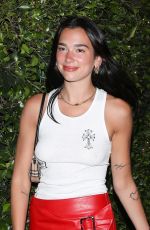 DUA LIPA and Anwar Hadid at Giorgio Baldi in Santa Monica 06/11/2021
