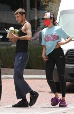 DUA LIPA and Anwar Hadid  Out in  Los Angeles 06/04/2021