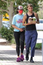 DUA LIPA and Anwar Hadid  Out in  Los Angeles 06/04/2021