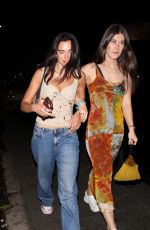 DUA LIPA Arrives at The Nice Guy in West Hollywood 06/16/2021