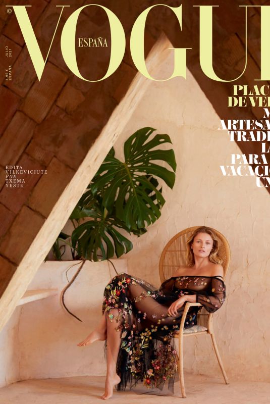 EDITA VILKEVICIUTE in Vogue Magazine, Spain July 2021