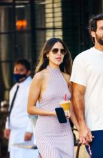 EIZA GONZALEZ and Paul Rabil Out for Coffee in New York 06/21/2021