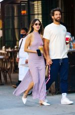 EIZA GONZALEZ and Paul Rabil Out for Coffee in New York 06/21/2021