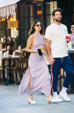 EIZA GONZALEZ and Paul Rabil Out for Coffee in New York 06/21/2021
