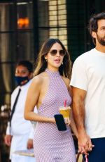 EIZA GONZALEZ and Paul Rabil Out for Coffee in New York 06/21/2021