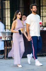 EIZA GONZALEZ and Paul Rabil Out for Coffee in New York 06/21/2021