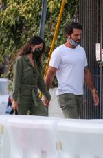 EIZA GONZALEZ and Paul Rabil Out for Dinner in Venice Beach 06/09/2021