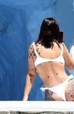 ELETTRA LAMBORGHINI and LUDOVICA PAGANI on Vacation in Mykonos 06/15/2021