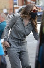 ELIZABETH HURLEY at Cambio De Tercio Restaurant in Chelsea 06/15/2021