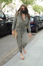 ELIZABETH HURLEY at Cambio De Tercio Restaurant in Chelsea 06/15/2021