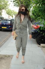 ELIZABETH HURLEY at Cambio De Tercio Restaurant in Chelsea 06/15/2021