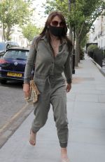 ELIZABETH HURLEY at Cambio De Tercio Restaurant in Chelsea 06/15/2021