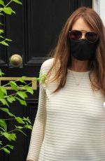 ELIZABETH HURLEY Leaves Her Home in London 06/23/2021