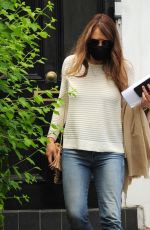ELIZABETH HURLEY Leaves Her Home in London 06/23/2021