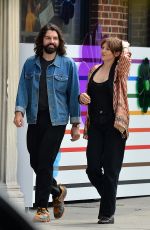 ELIZABETH OLSEN and Robbie Arnett Out in New York 06/16/2021