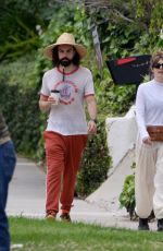 ELIZABETH OLSEN and Robbie Arnett Out in Studio City 06/02/2021