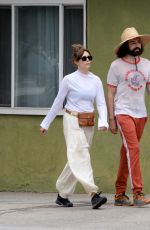 ELIZABETH OLSEN and Robbie Arnett Out in Studio City 06/02/2021