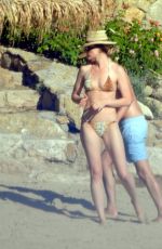 ELLE EVANS in Bikini on a Boat Trip at Skiathos Island 06/16/2021