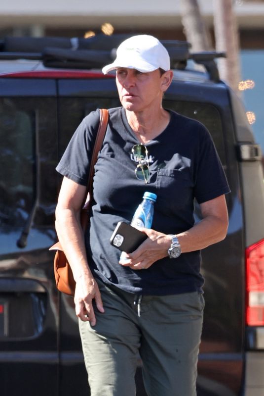 ELLEN DEGENERES Out and About in Montecito 06/25/2021
