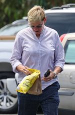 ELLEN DEGENERES Out for Sandwich in Montecito 06/21/2021