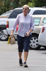 ELLEN DEGENERES Out for Sandwich in Montecito 06/21/2021