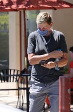 ELLEN DEGENERES Take a Very Emotional Phone Call in Montecito 06/14/2021