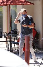 ELLEN DEGENERES Take a Very Emotional Phone Call in Montecito 06/14/2021