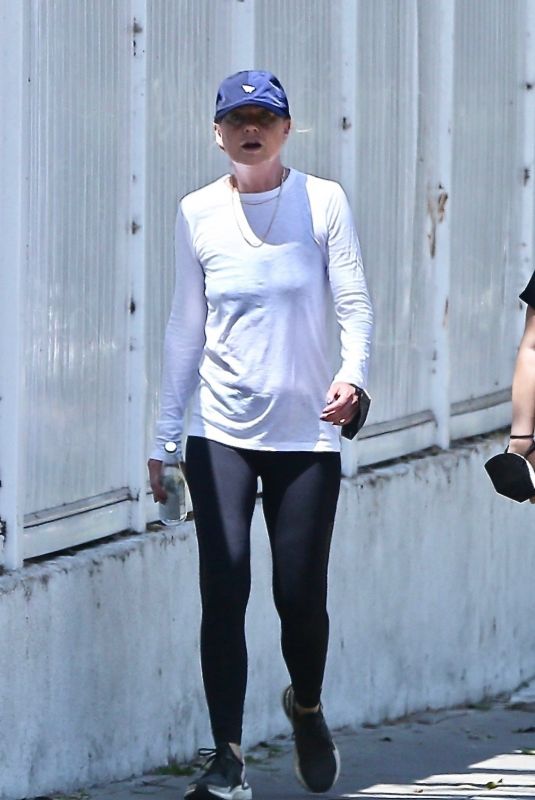 ELLEN POMPEO Out Hiking at Griffith Park in Los Feliz 06/04/2021