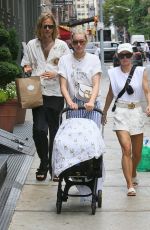 ELSA HOSK Leaves Balthazar after Having Lunch in New York 06/21/2021