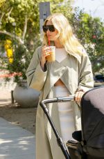 ELSA HOSK Out with Her Baby in Pasadena 06/06/2021