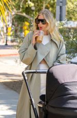 ELSA HOSK Out with Her Baby in Pasadena 06/06/2021