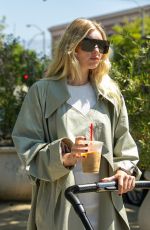ELSA HOSK Out with Her Baby in Pasadena 06/06/2021