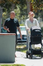 ELSA HOSK Out with Her Baby Tuulikki Near Her Home in Los Angeles 06/12/2021