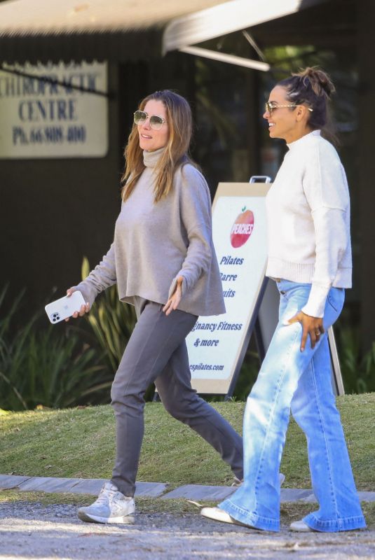 ELSA PATAKY and LUCIANA BAROSSO at Byron Bay