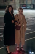 EMILY ALYN LIND and LAURA BENANTI on the Set of Gossip Girl in New York 06/06/2021
