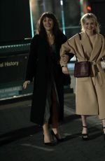 EMILY ALYN LIND and LAURA BENANTI on the Set of Gossip Girl in New York 06/06/2021