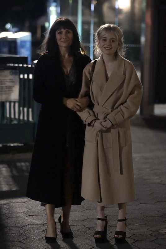 EMILY ALYN LIND and LAURA BENANTI on the Set of Gossip Girl in New York 06/06/2021