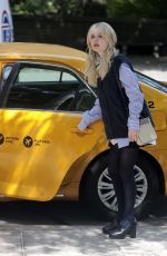 EMILY ALYN LIND on the Set of Gossip Girl in New York 06/08/2021