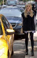 EMILY ALYN LIND on the Set of Gossip Girl in New York 06/08/2021