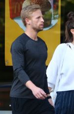 EMILY DIDONATO and Kyle Peterson Out with Their Dog in New York 05/31/2021